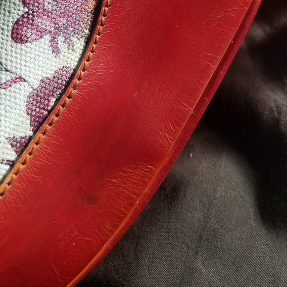 Gucci Multicolor Floral Canvas and Leather Peggy Bamboo Hobo - Picture 4 of 13